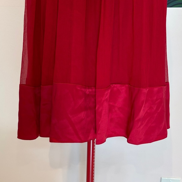 Maggy London Red Silk Halter Dress - Picture 4 of 8